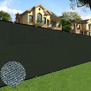 6' x 50' Sunnyglade Heavy Duty Mesh Privacy Screen Fence .98 + Free Shipping