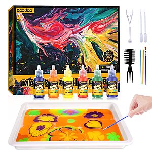 Coodoo Water Marbling Paint Set  $7.69 + Free Shipping w/ Prime or on $35+