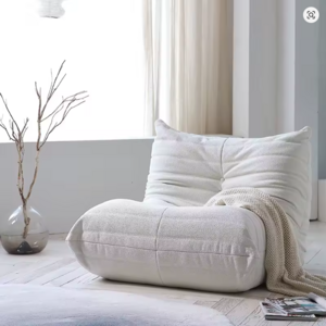 34.25"W x 28.35"H Teddy Fabric Bean Bag Sofas Foam-Filled Armless Floor Lounge Chair (8 Colors) $54.13 + Free Shipping