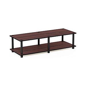 Furinno: 41.3" Just No Tools TV Stand (Black/Cherry) $19.99, 41.5" Turn-N-Tube Rounded Corner TV Entertainment Center (Espresso/Black) $18.99 & More + Free Shipping w/ Prime