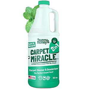 32-Oz Sunny & Honey Deodorizing Carpet Shampoo & Cleaning Solution (3 Scents) $14.69 w/ S&S + Free Shipping w/ Prime or on $35