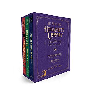 Harry Potter Hogwarts Library: The Illustrated Collection (3 Books, Hardcover) $44.99 + Free Shipping