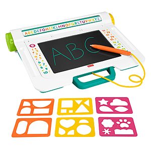 Fisher-Price Preschool Toy Learn & Doodle Desk Drawing Tablet w/ LCD Screen $13 