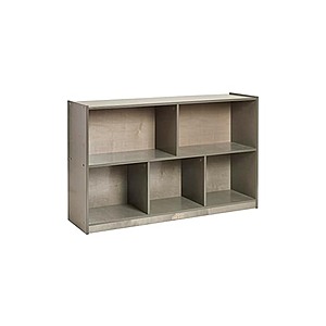 48" x  30.63" ECR4Kids 5-Compartment Birch Plywood Mobile Storage Cabinet w/ Casters (Grey Wash) $59.99 + Free Shipping w/ Prime