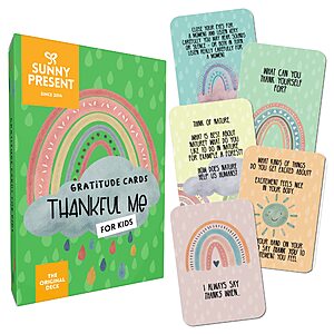 Sunny Present Thankful Me Gratitude Cards for Kids $6.49 + Free Shipping w/ Prime or on $35+