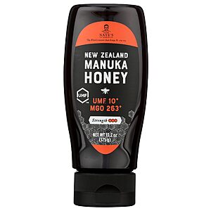 13.2-Oz Nate's MGO 263, UMF 10 New Zealand Manuka Honey $5.88 + Free Shipping w/ Prime or on $35+