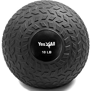 Yes4All Fitness Slam Medicine Ball (Black)  from $16.67 + Free Shipping w/ Prime or on $35+