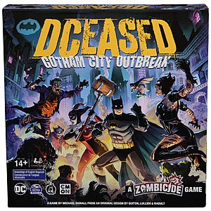 Spin Master Games: DCeased Gotham City Zombicide Outbreak Strategy Board Game $14.61 + Free Shipping w/ Prime or on $35+