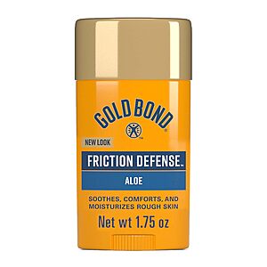 1.75-Ounce Gold Bond Friction Defense Anti-Chafing Stick w/ Aloe $3.90 w/ S&S + Free Shipping w/ Prime or on $35+