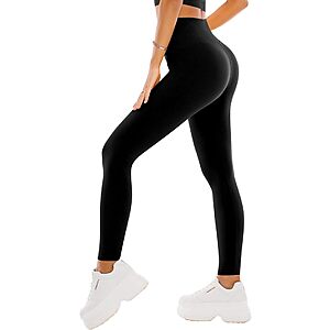 Sinophant Women's High Waisted Leggings (Various Colors / Styles) from