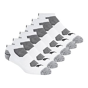 Prime Members: 6-Pack PUMA Men's Low Cut Socks (White) $6.90 w/ S&S