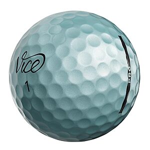 12-Pack Vice Pro Golf Balls: Lime/Black Drip or Neon Lime $30, Ice Blue