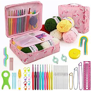 59-pc iKumar Beginners' Crochet Starter Kit