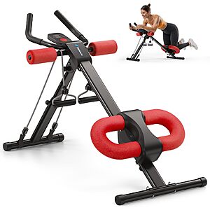 MERACH Adjustable Foldable Ab Trainer Machine (3 Colors) $35 + Free S&H