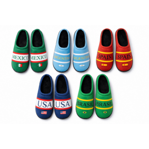 Ground Up Men's Soccer Fan Slippers (Various)