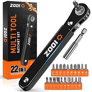 Zooi 22-in-1 Ratchet Screwdriver Set