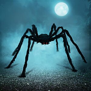 5' JOYIN Spider Halloween Yard Decoration (Black)