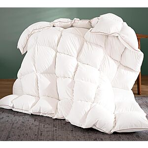 Vexino All-Seasons Feather Down Fiber Comforter Duvet Insert (King, White) $29.70 + Free S&H