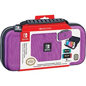 RDS Industries Game Traveler Deluxe Case for Nintendo Switch (Purple)