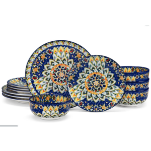 Prime Members: 12-Pc vancasso Porcelain Dinnerware Set (8 Plates + 4 Bowls) from $36.85 + Free S&H