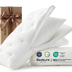 Prime Members: Bedsure PureWoven Adjustable Pillow: King $28.50, Queen $24 + Free S&H