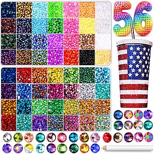 Prime Members: 56000-Pc 3mm BBita Rhinestones Bedazzling Kit $3.60 + Free S&H