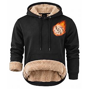 ZITY Men's Sherpa Lined Hoodie (various colors)