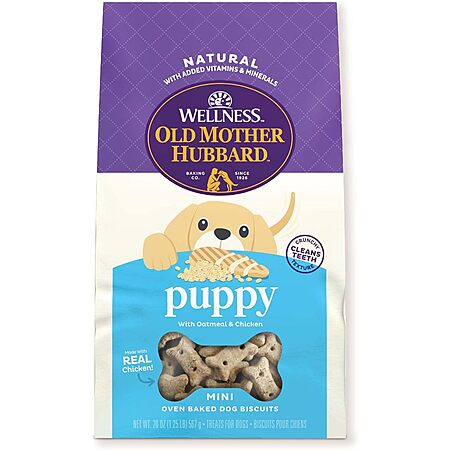 20-Oz Wellness Old Mother Hubbard Classic Natural Dog Treats (Various) from $2.59 + Free Shipping w/ Prime or on $35+