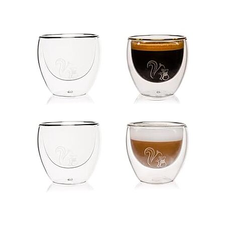 Coffeeness Double Wall Espresso Cups for $16.09!