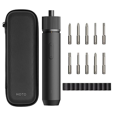 Hoto W1 Rechargeable Electric Screwdriver w/ LED Light, 3 Torque Settings and 10 S2 Bits $21.99 + Free S&H w/ Walmart+ or on $35+