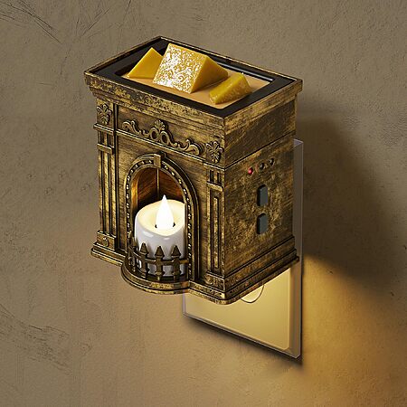 Lohas LED 2-in-1 Plug In Wax Melts Warmer and Dimmable Flicker Candle Night Light $8.99 + Free Shipping w/ Prime or on $35+