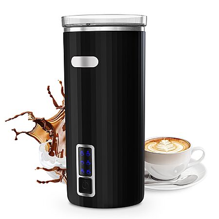 8-in-1 Kismile Electric Warm and Cold Milk Steamer/ Frother w/ Stainless Steel Inner Tank $18.47 + Free Shipping w/ Prime or on $35+