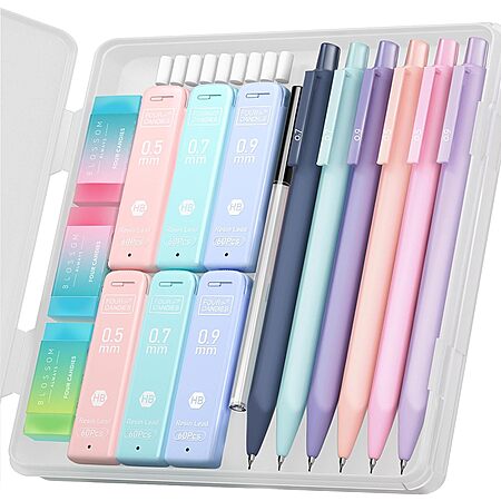 6-pk Four Candies Mechanical Pencil Set + 3 Erasers w/ Lead & Cap Eraser Refills from $6.63 w/ Subscribe & Save + Free Shipping w/ Prime or on $35+