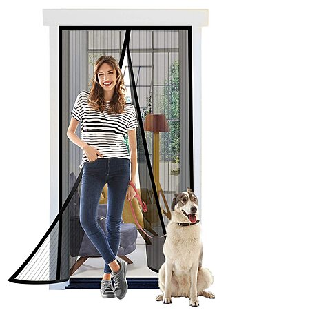 39" x 82" Titan Mall Mesh Retractable Self Sealing Magnetic Screen Door  $9.99 + Free Shipping w/ Prime or on $35+
