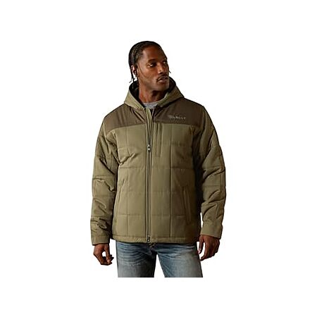 Ariat Crius Hooded Insulated Jacket (Green/Dark Green, Gray Heather, Sizes Small, Large-XX-Large) from $39.99 + Free Shipping w/ Prime