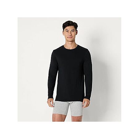 6-Pack Amazon Essentials Men's Cotton Jersey Slim Fit Log Sleeve Crew Neck Undershirts (4 Color Options) $14.99 + Free Shipping w/ Prime