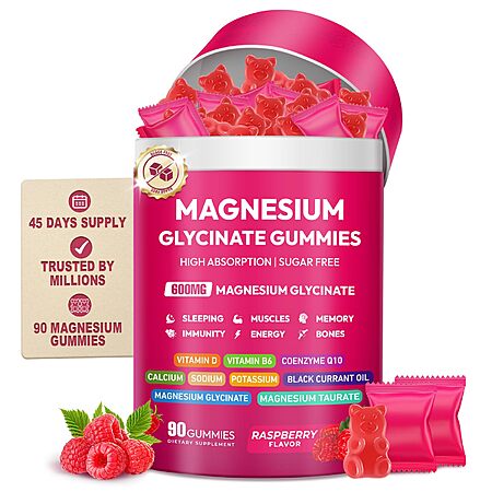 96% Off Magnesium Glycinate Gummies!