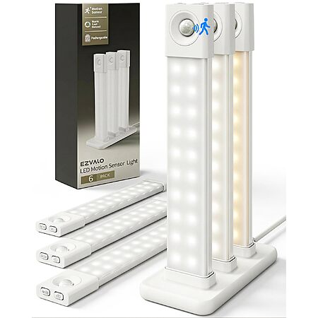 50% Off 6-Pack Ezvalo Under Cabinet Lights!