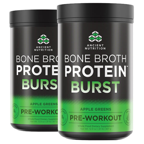 30-Serving Ancient Nutrition Bone Broth Protein Burst Pre-Workout (2 flavors) 2 for $20 ($10 each), More + Shipping $6