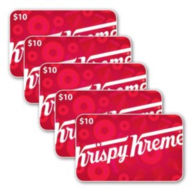 $50 Krispy Kreme, Pei Wei, or Smashburger Gift Card $41.25 ($37.50 for Sams Club Members) + Free Shipping