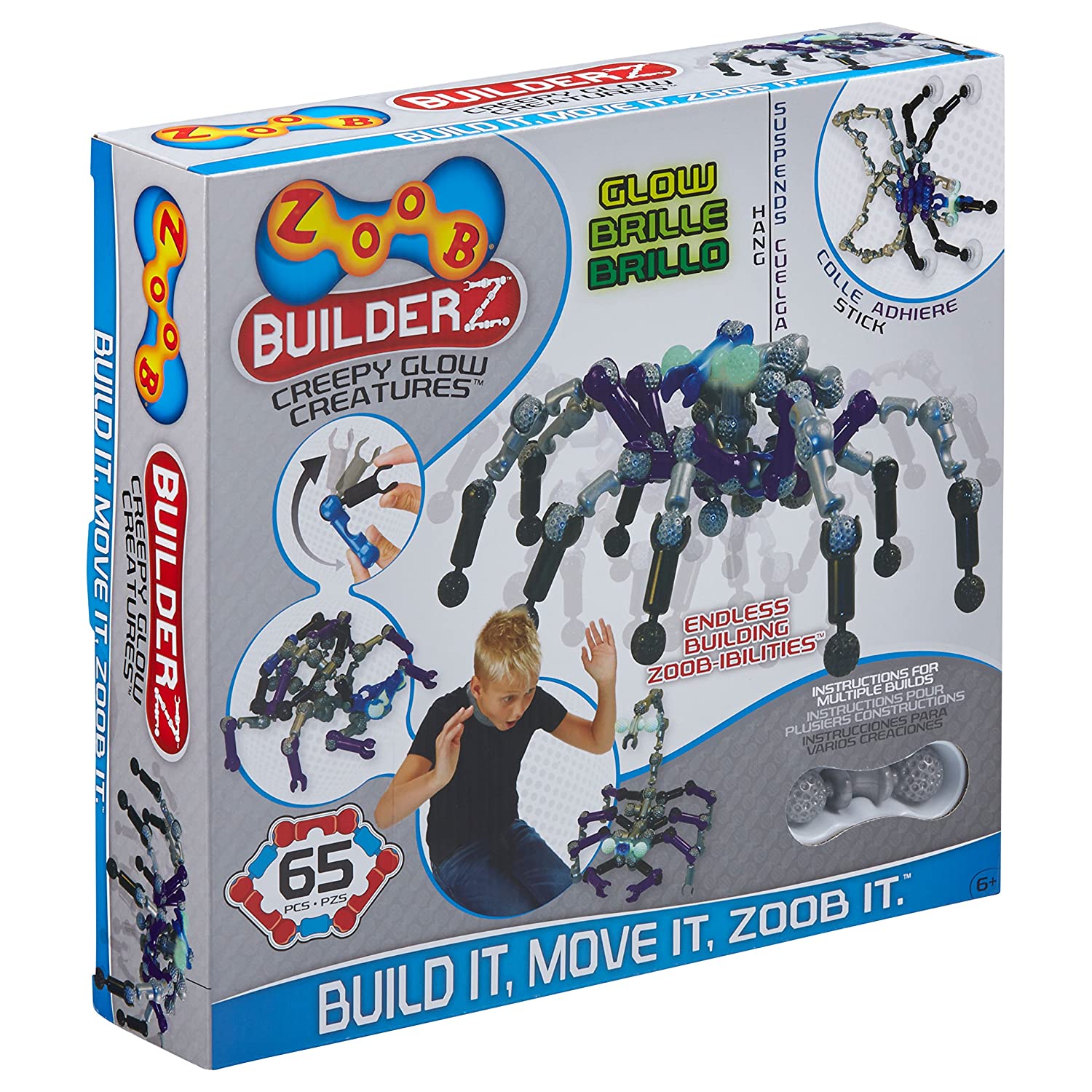 60-Piece Zoob Creepy Glow Creatures Moving Mind-Building Modeling System $8.45 + Free Shipping w/ Prime or on $25+