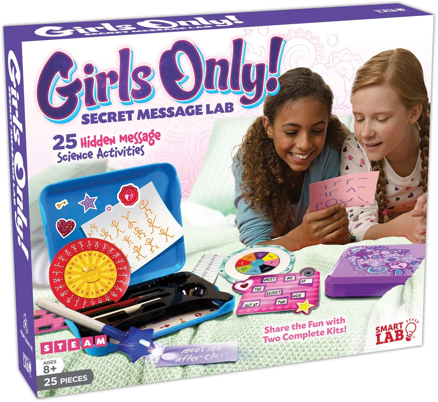 25-Activity SmartLab Toys Girls Only! Secret Message Lab (Purple) $14.10 + Free Shipping w/ Prime or on $25+