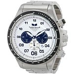 Vestal Men's Stainless Steel Silver and White Chronograph Watch $89.99 Free Shipping @Amazon Lightning Deal