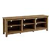 Walker Edison Wren Classic 6 Cubby TV Stand for TVs up to 80 Inches, 70 Inch, Barnwood $86.99