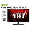 Acer Nitro EDB323QU S3 31.5&amp;quot; Gaming Monitor 2560x1440 180Hz 250Nit Refurbished $119.59