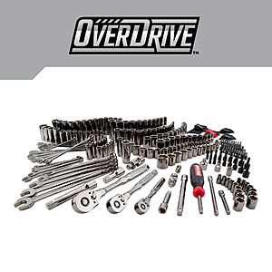 CRAFTSMAN OVERDRIVE 284 -Piece Metric and standard (SAE) Mechanics Tool Set CMMT99284 $279