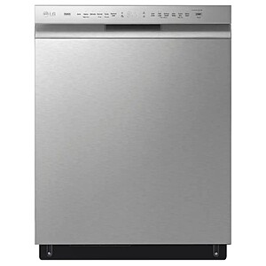 LG - 24" Front Control Built-In Tub Dishwasher with 3rd Rack, Quadwash, and 48dba - Stainless Steel $539.99
