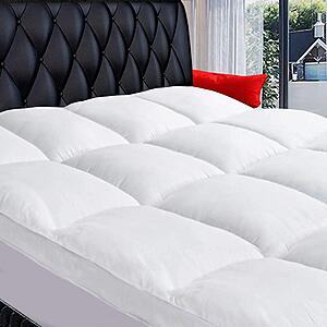 COONP Queen Mattress Topper, Extra Thick Pillowtop, Cooling and Plush Mattress Pad Cover Cotton Top Bed Topper Protector with 8-21 Inch Deep Pocket $55.5
