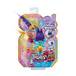 DreamWorks Trolls Band Together Hair Pops Branch Small Doll & Accessories,Toys Inspired by the Movie $3.43
