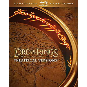 The Lord of the Rings Trilogy (Theatrical Edition, Blu-ray Remaster) $11.55 